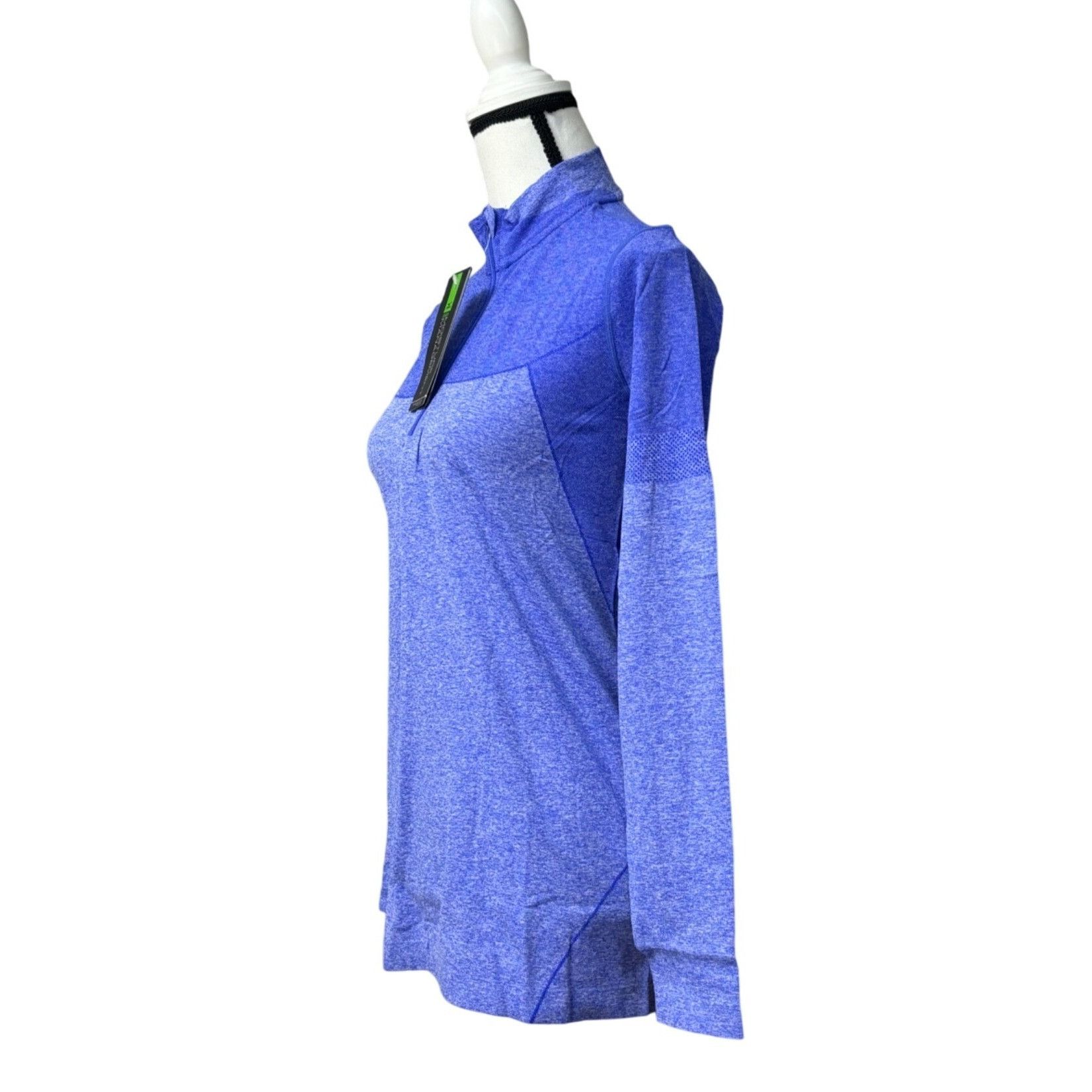 Mizuno Mizuno Women's Seamless 1/4 Zip Volleyball Jacket, Heathered Size S / US 4 / IT 40 - 4 Thumbnail