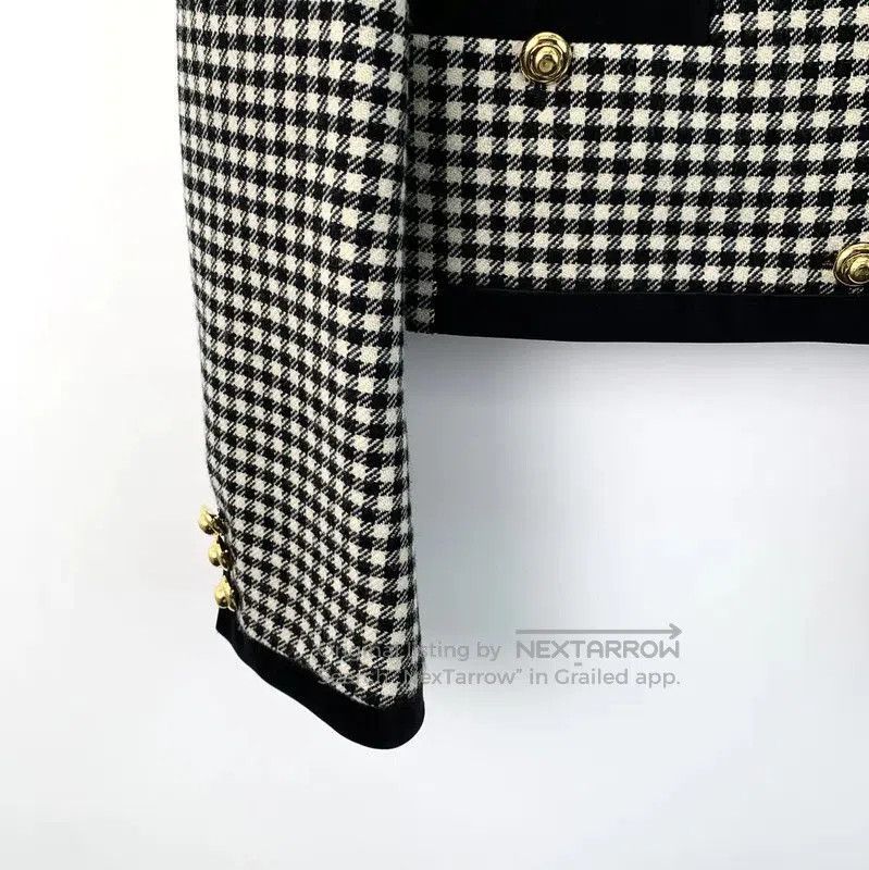 Miu Miu Miu Miu Checkered Wool Women's Jacket . Size XS / US 0-2 / IT 36-38 - 4 Thumbnail