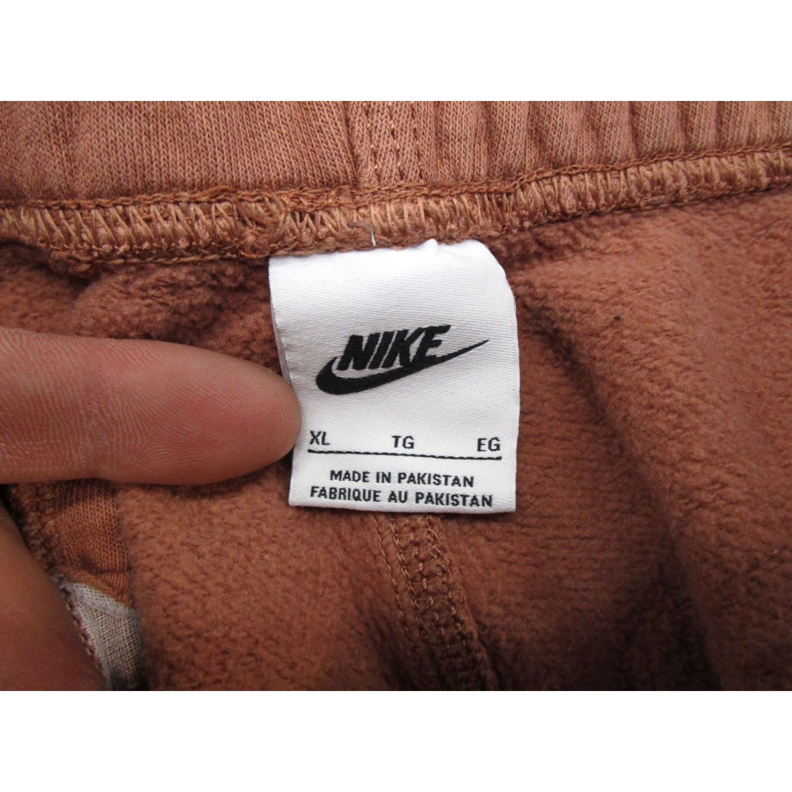 Nike Nike Tapered Leg Sweatpants Club Joggers Brown 716830-215 Mens Size M Size US 31 - 4 Thumbnail