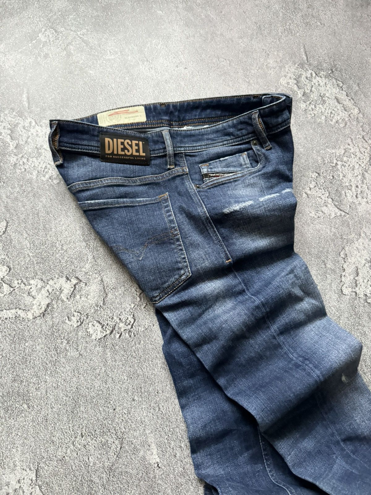 Diesel × Diesel Black Gold Diesel 31/32 sleenker-x slim skinny denim pant trouser Jean Size US 31 - 16 Thumbnail