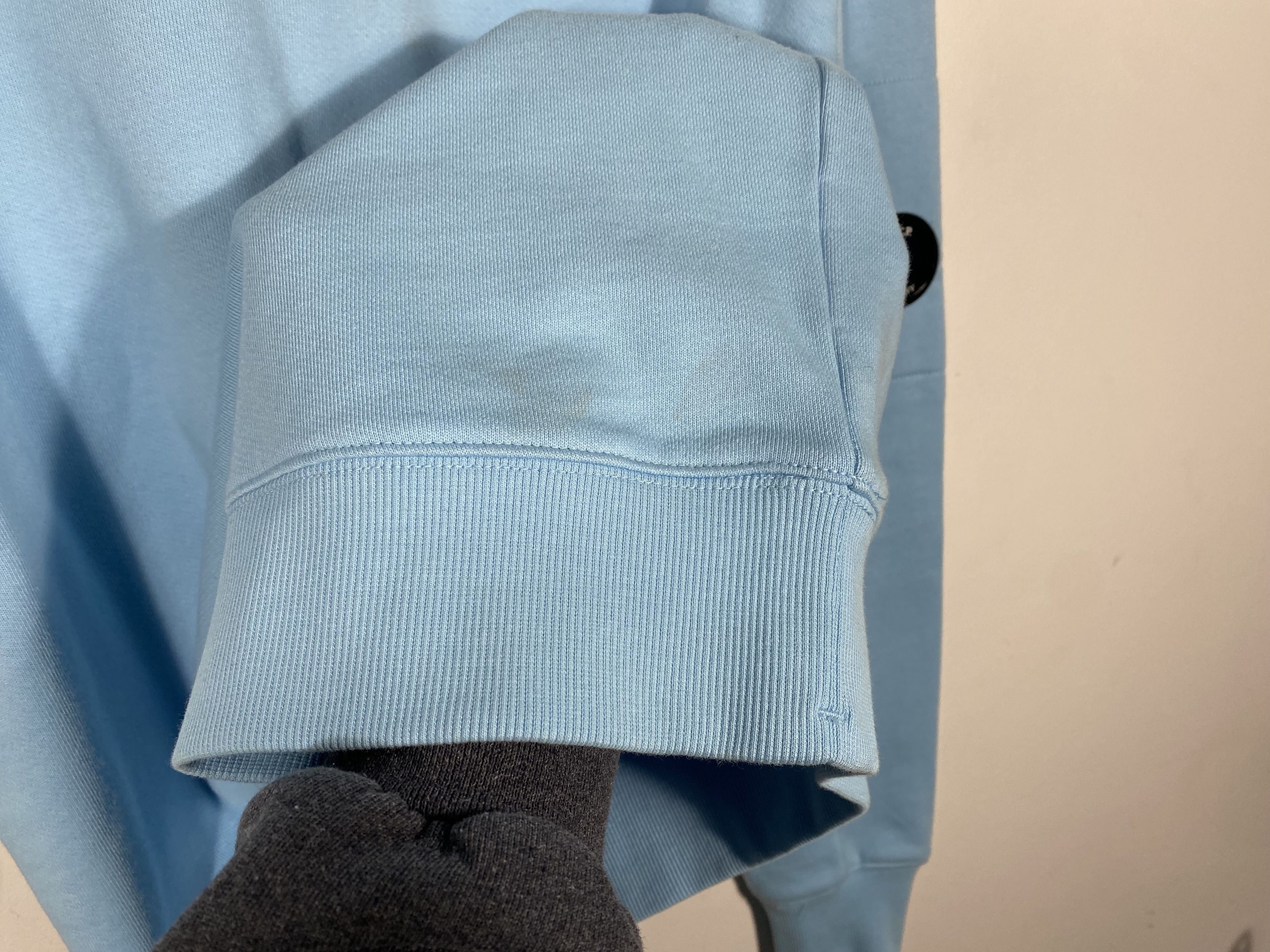 C.P. Company C.P. Company Diagonal Raised Fleece Lens Crewneck Blue Size US M / EU 48-50 / 2 - 7 Thumbnail