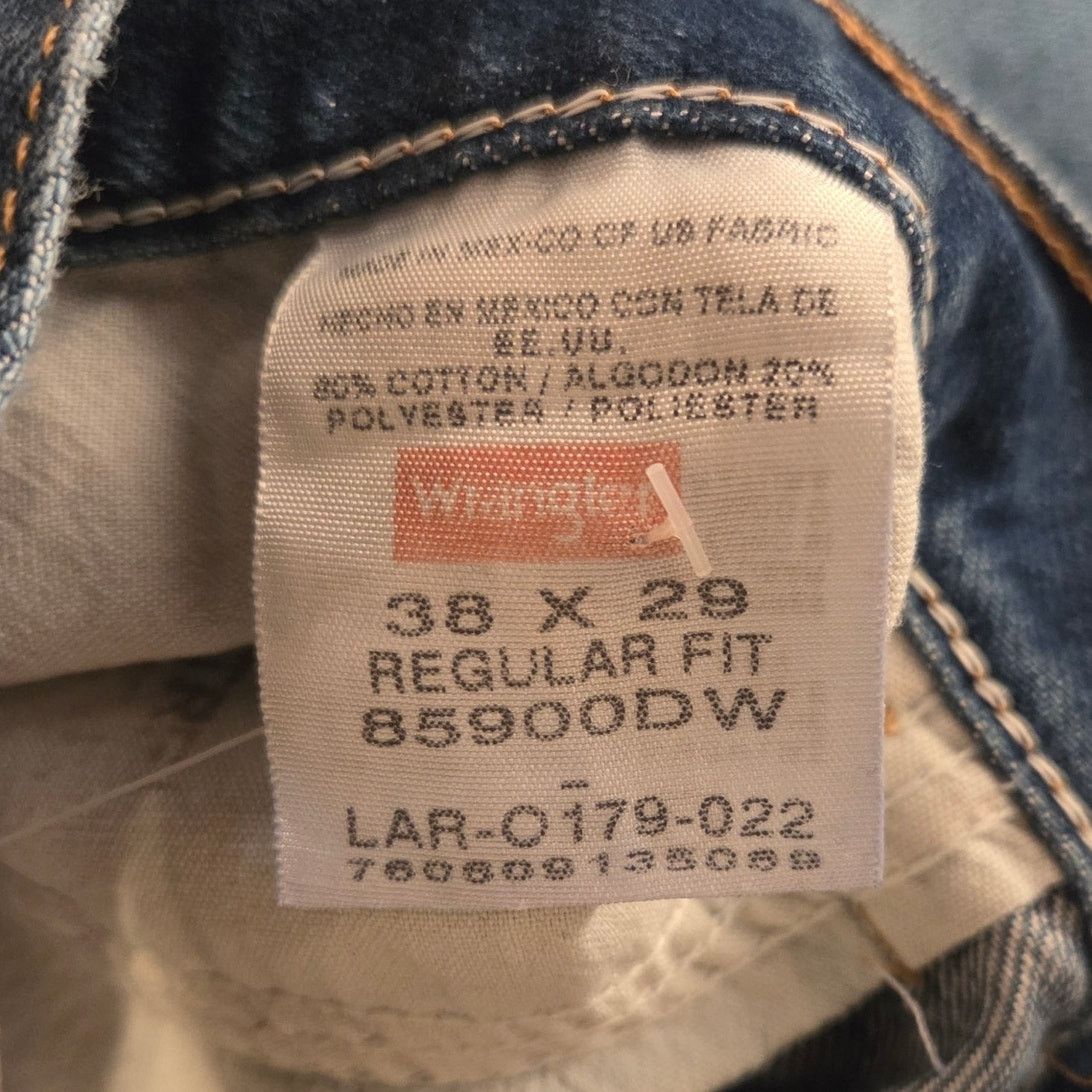 Wrangler Vintage Wrangler Jeans - Men's Blue Denim 38 x 29 Size US 38 / EU 54 - 5 Thumbnail