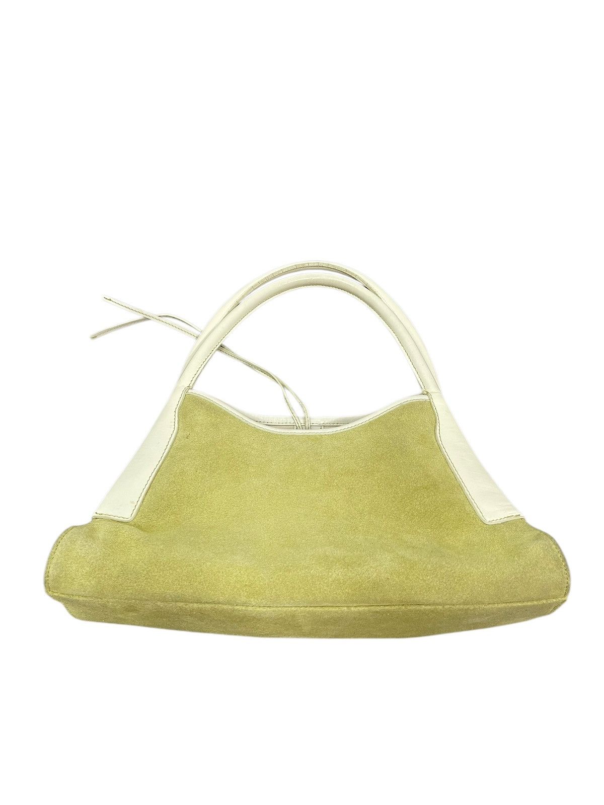 Leather Suede Leather Natural Beauty Basic Crescent Hand Bag 1🟩3 Size ONE SIZE - 14 Thumbnail