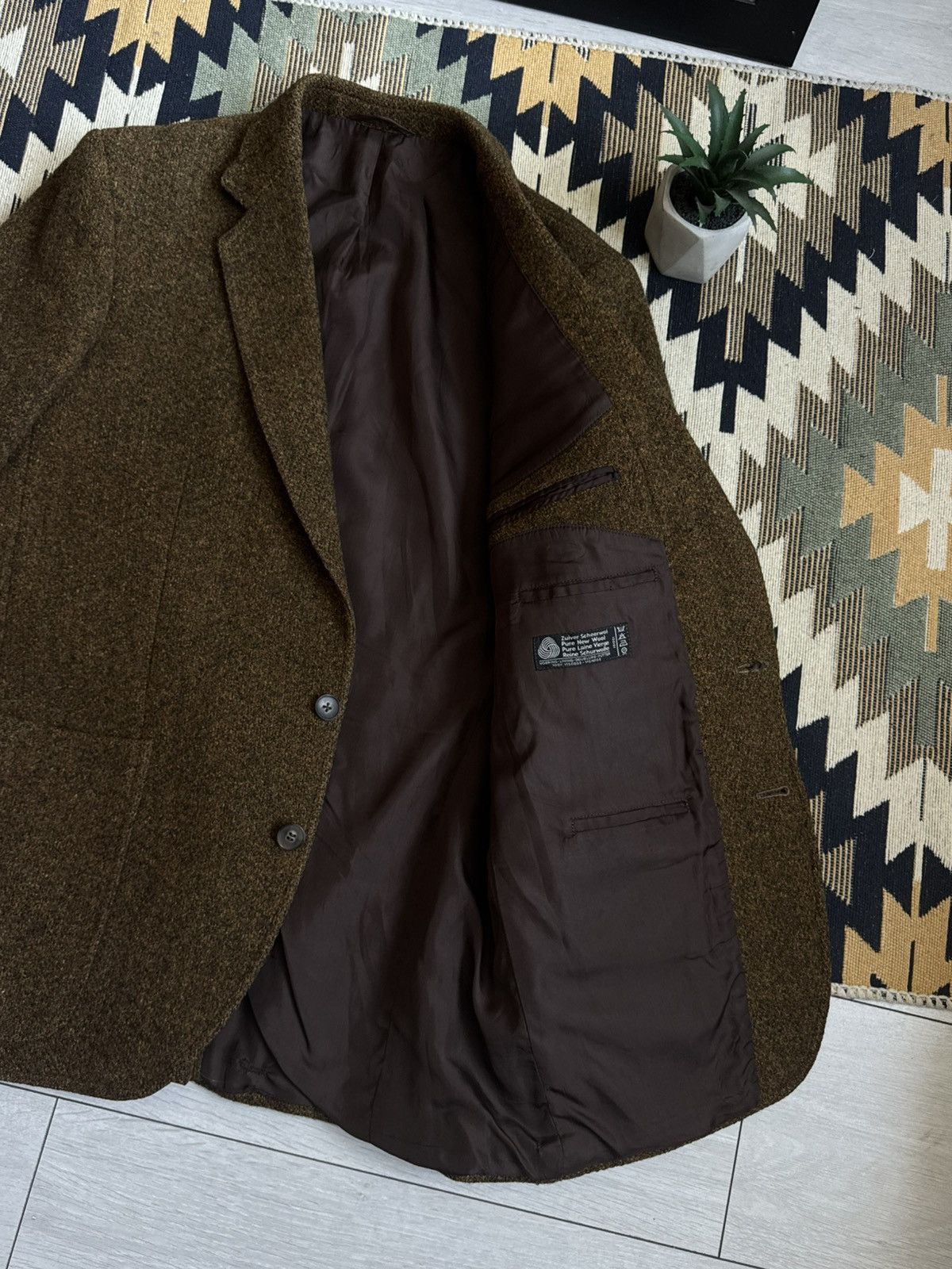 Harris Tweed Vintage Harris Tweed Wool Blazer Size 44R - 15 Thumbnail