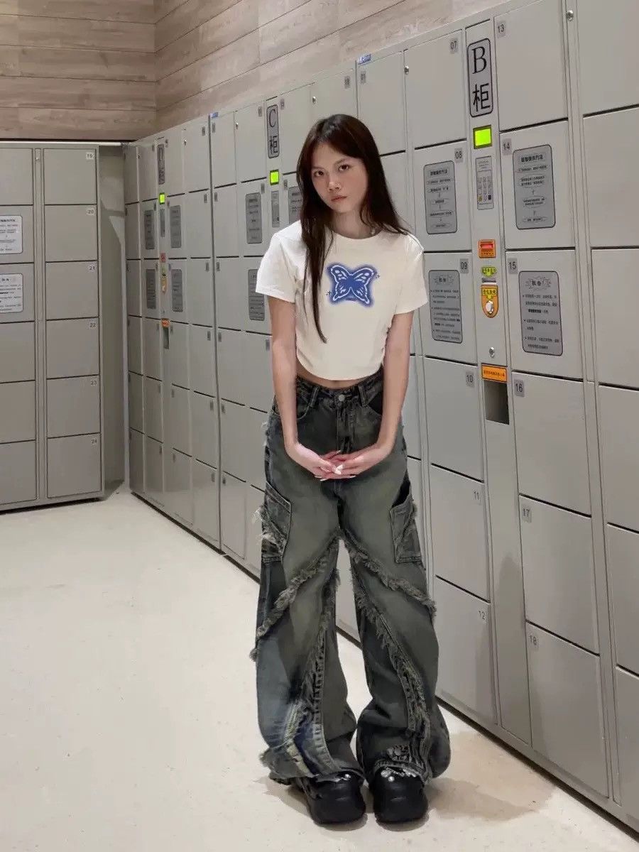 Japanese Brand STREETWEAR JEANS Size US 30 / EU 46 - 5 Thumbnail