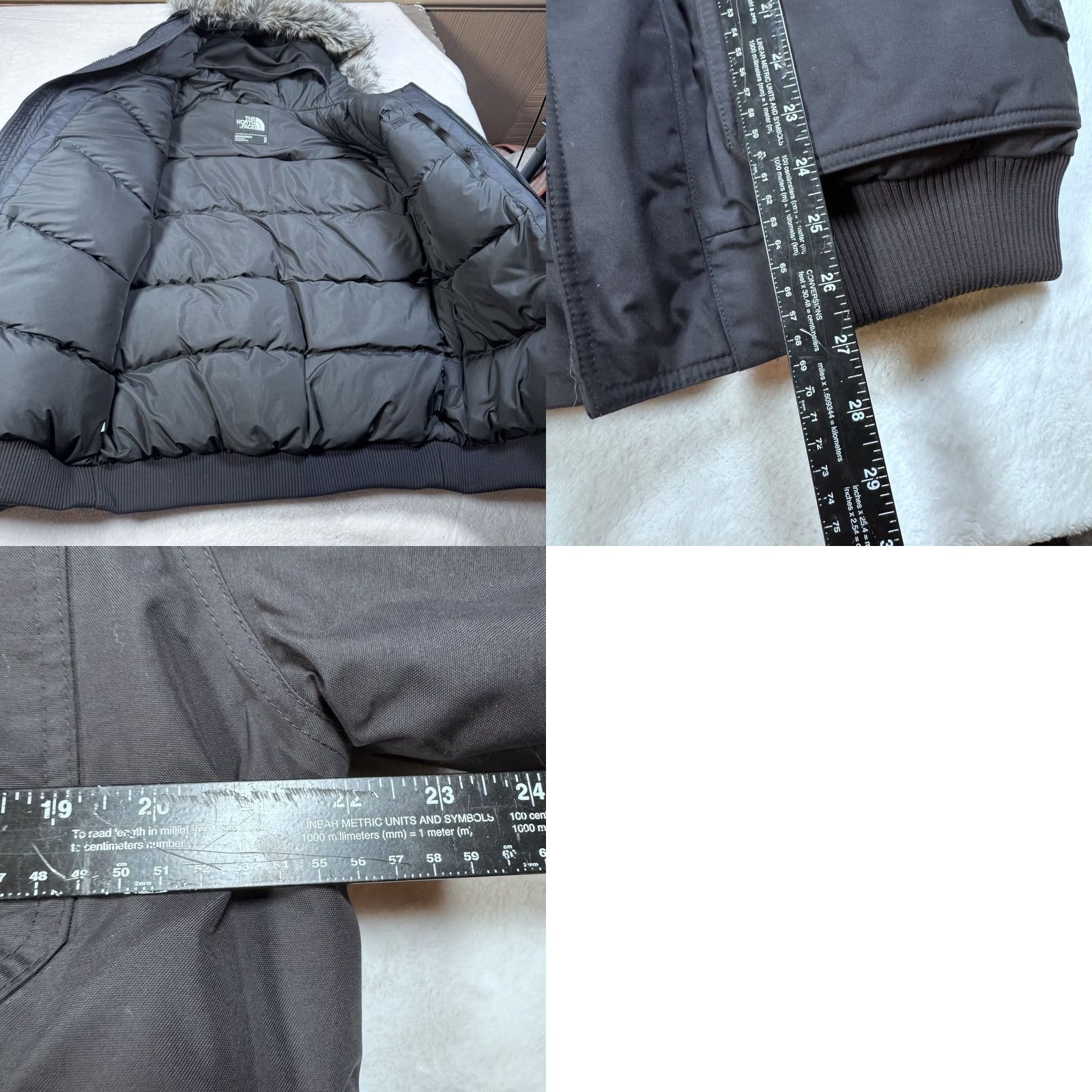 The North Face The North Face Bomber Jacket Mens M Black DryVent Insulated Winter Fur Hood Size US M / EU 48-50 / 2 - 9 Thumbnail