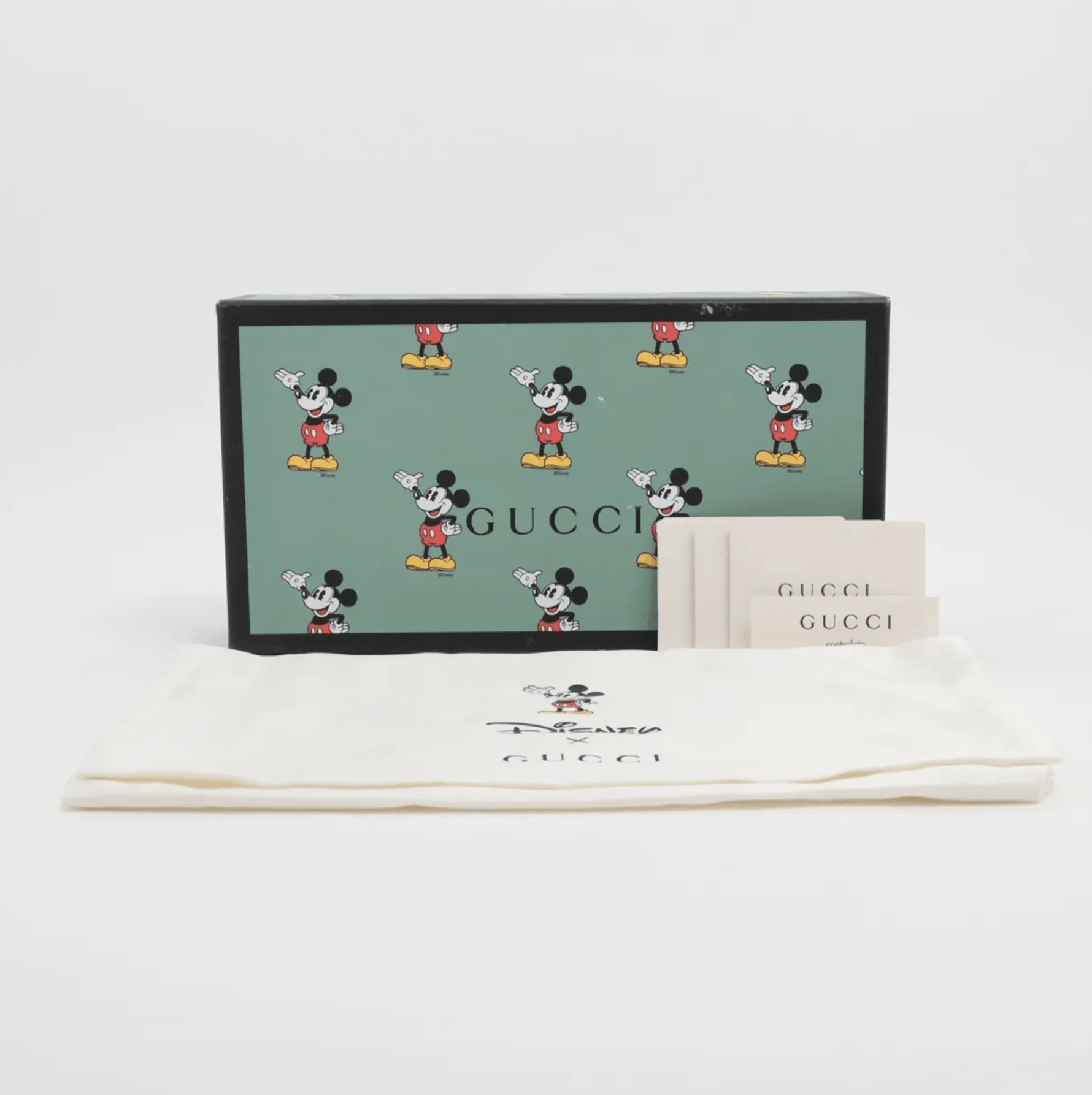 Disney × Gucci Gucci x Disney Mini GG Supreme Mickey Mouse Wallet Japan Size ONE SIZE - 9 Thumbnail