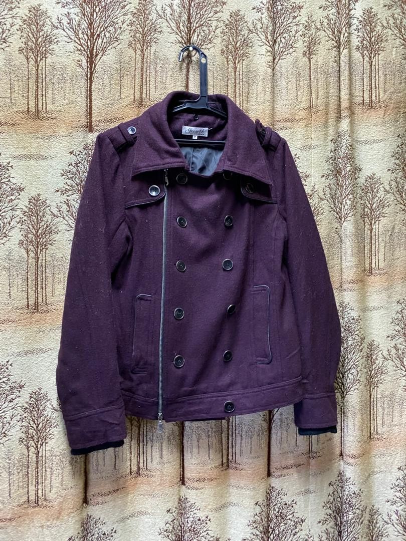In The Attic Rare in The attic Double Collar Wool Jacket Size US M / EU 48-50 / 2 - 5 Thumbnail
