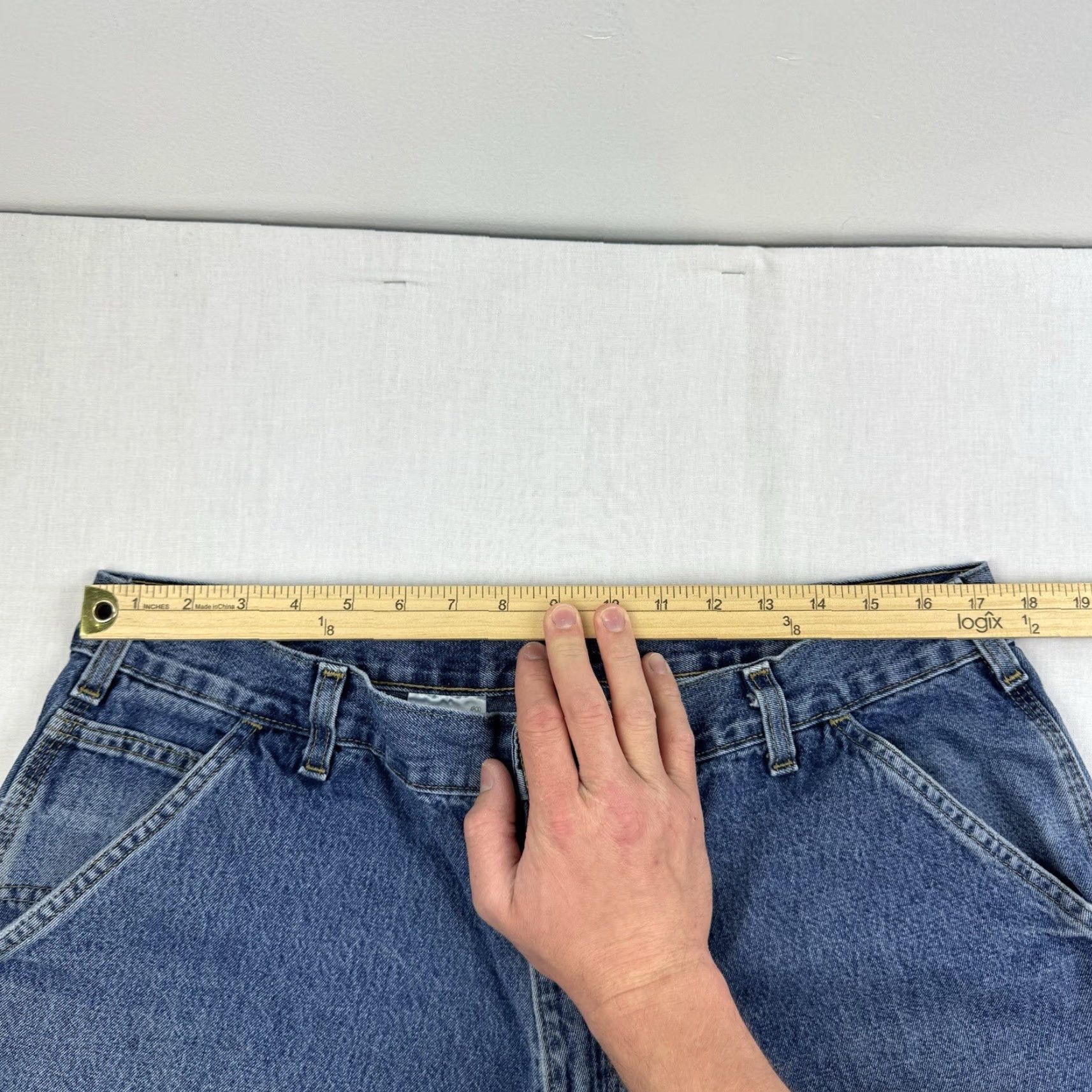 Carhartt VINTAGE Carhartt Carpenter Jeans Adult 38x32 Blue Baggy Grunge Y2K Loose Fit Size US 38 / EU 54 - 5 Thumbnail