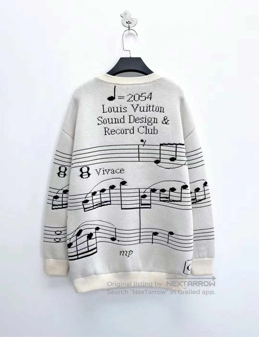 Louis Vuitton louis vuitton cream knit logo sweater. Size US XS / EU 42 / 0 - 2 Thumbnail