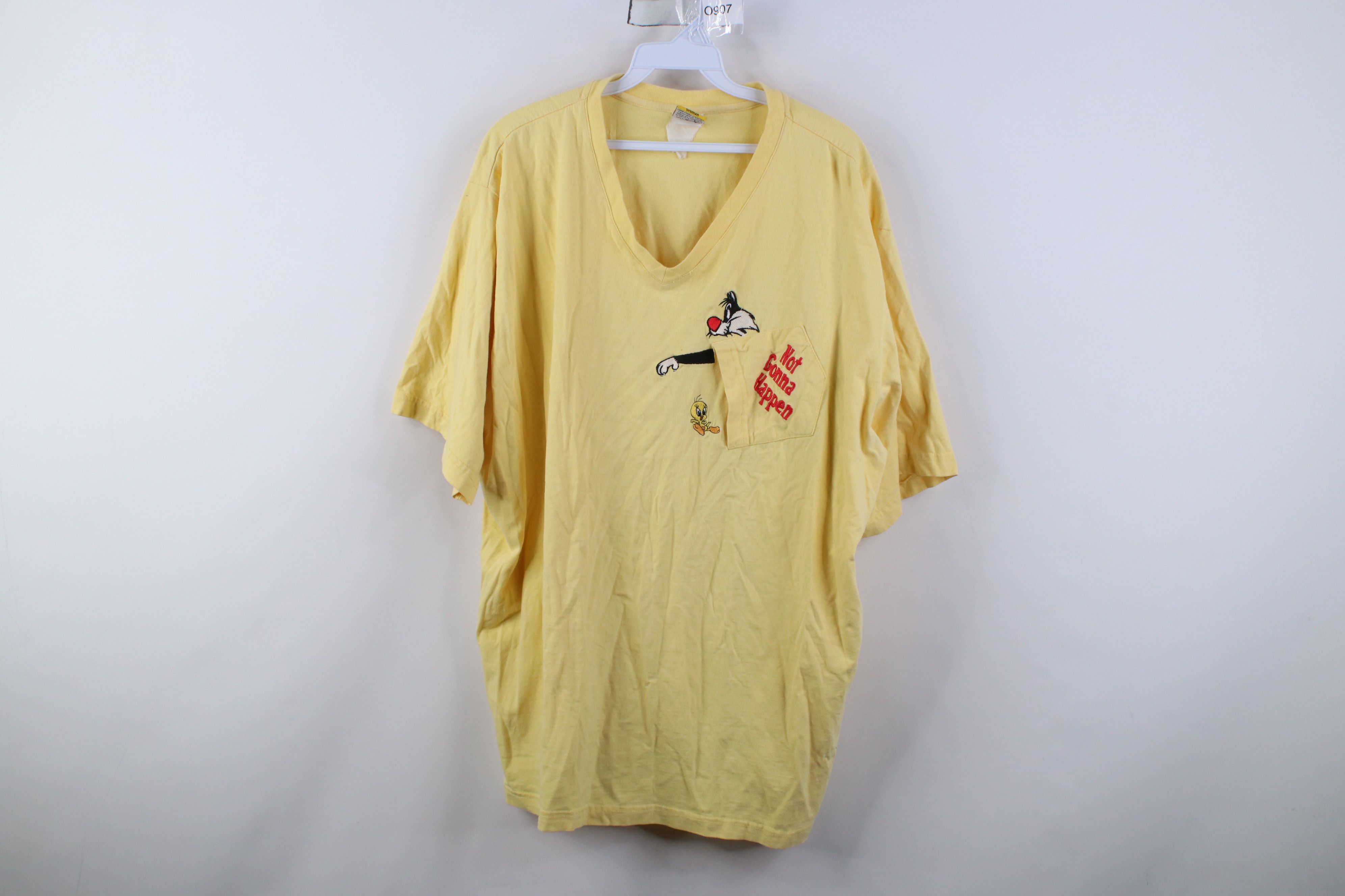 Vintage Vintage Y2K 2001 Looney Tunes Sylvester Tweety Bird T-Shirt Size 3XL / US 20-22 - 1 Thumbnail