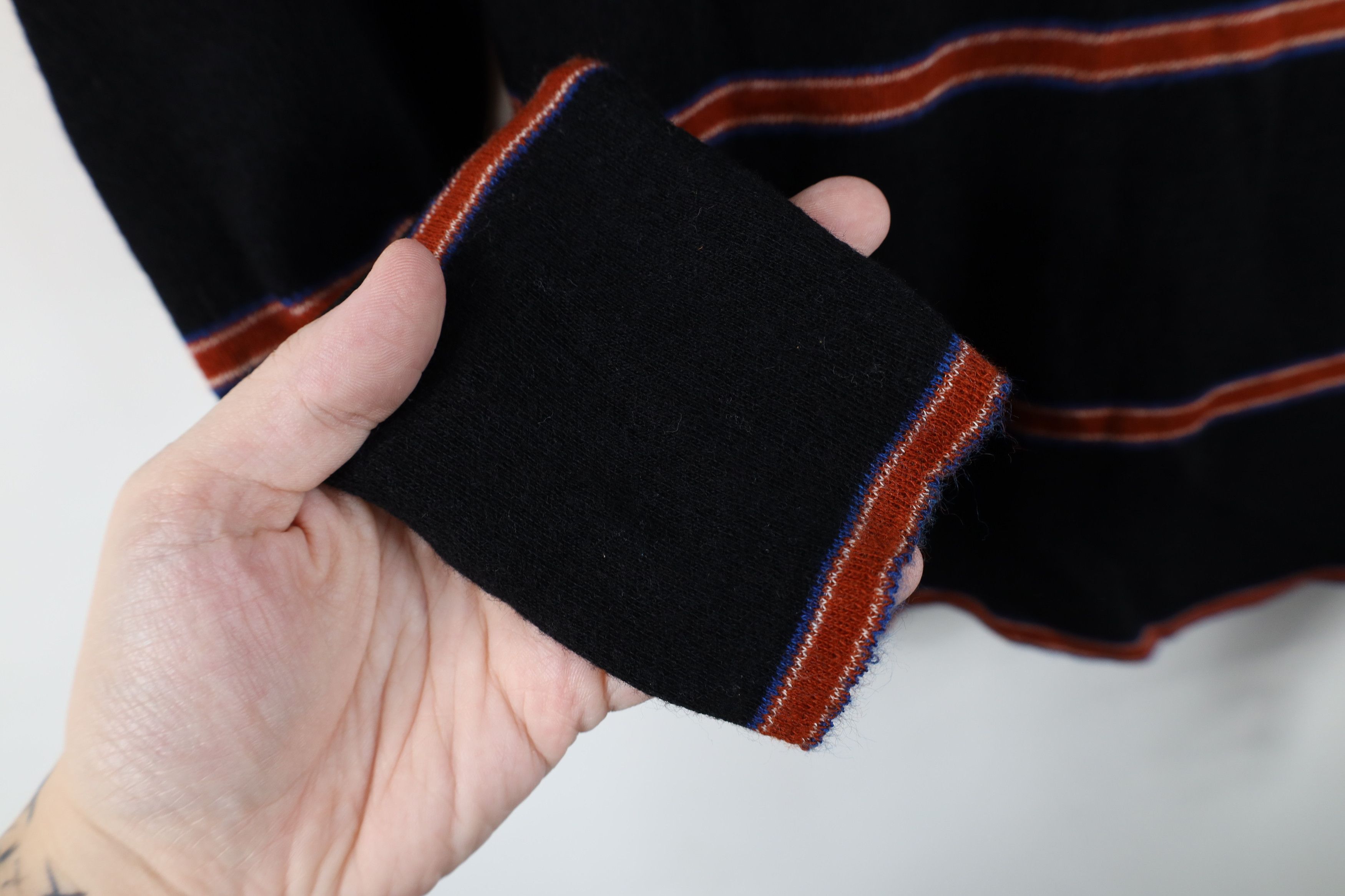 Vintage Deadstock Vintage 70s Streetwear Knit Collared Sweater Size US M / EU 48-50 / 2 - 8 Thumbnail