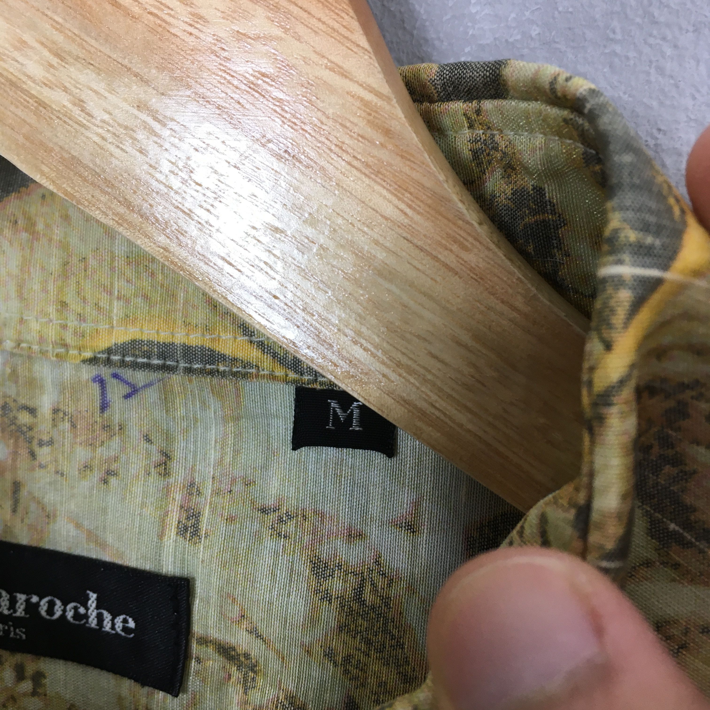 Designer × Guy Laroche Vintage Guy Laroche Abstract Retro 80s Party Shirt Medium Size US L / EU 52-54 / 3 - 6 Thumbnail