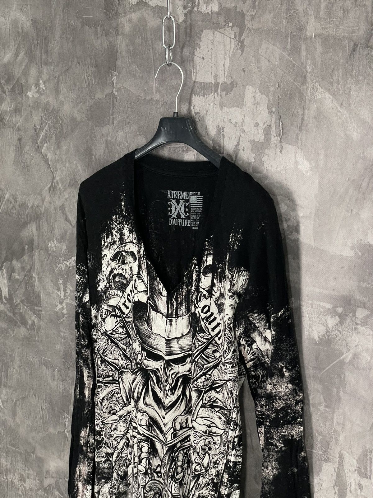 Vintage Vintage Affliction Style Skate Long Sleeve Y2K Hype Size M Size US M / EU 48-50 / 2 - 7 Thumbnail