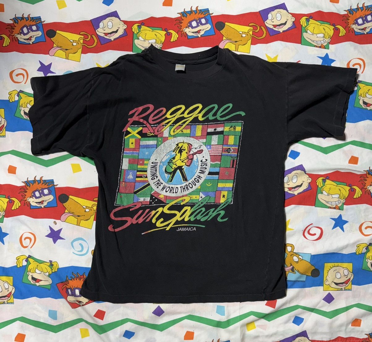 Other Vintage Rare 1991 Sunsplash Reggae Festival T Shirt Size US L / EU 52-54 / 3 - 1 Thumbnail
