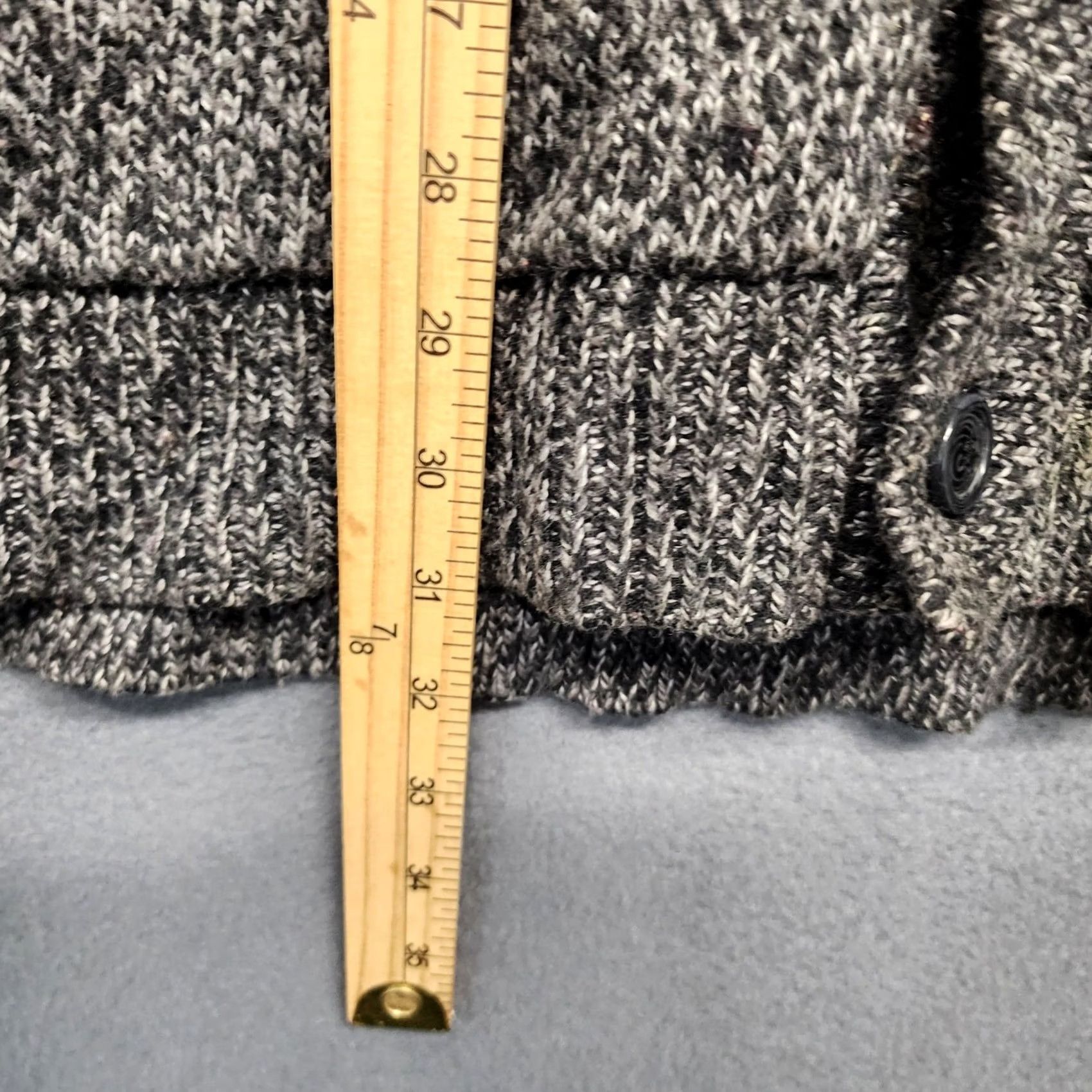 Mossimo Mossimo Supply Co Sweater Mens XL Grey Black Wool Blend Shawl Collar Cardigan Size US XL / EU 56 / 4 - 6 Thumbnail