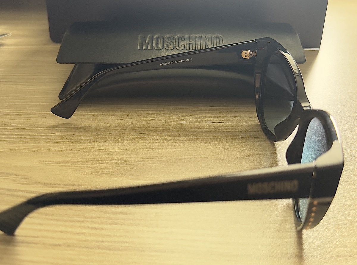 Moschino MOSCHINO Black Sunglasses - Brand New Size ONE SIZE - 4 Thumbnail