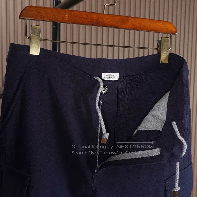 Other Brunello Cucinelli Utility Pocket Bermuda Sport Drawstring Size US 34 / EU 50 - 6 Thumbnail