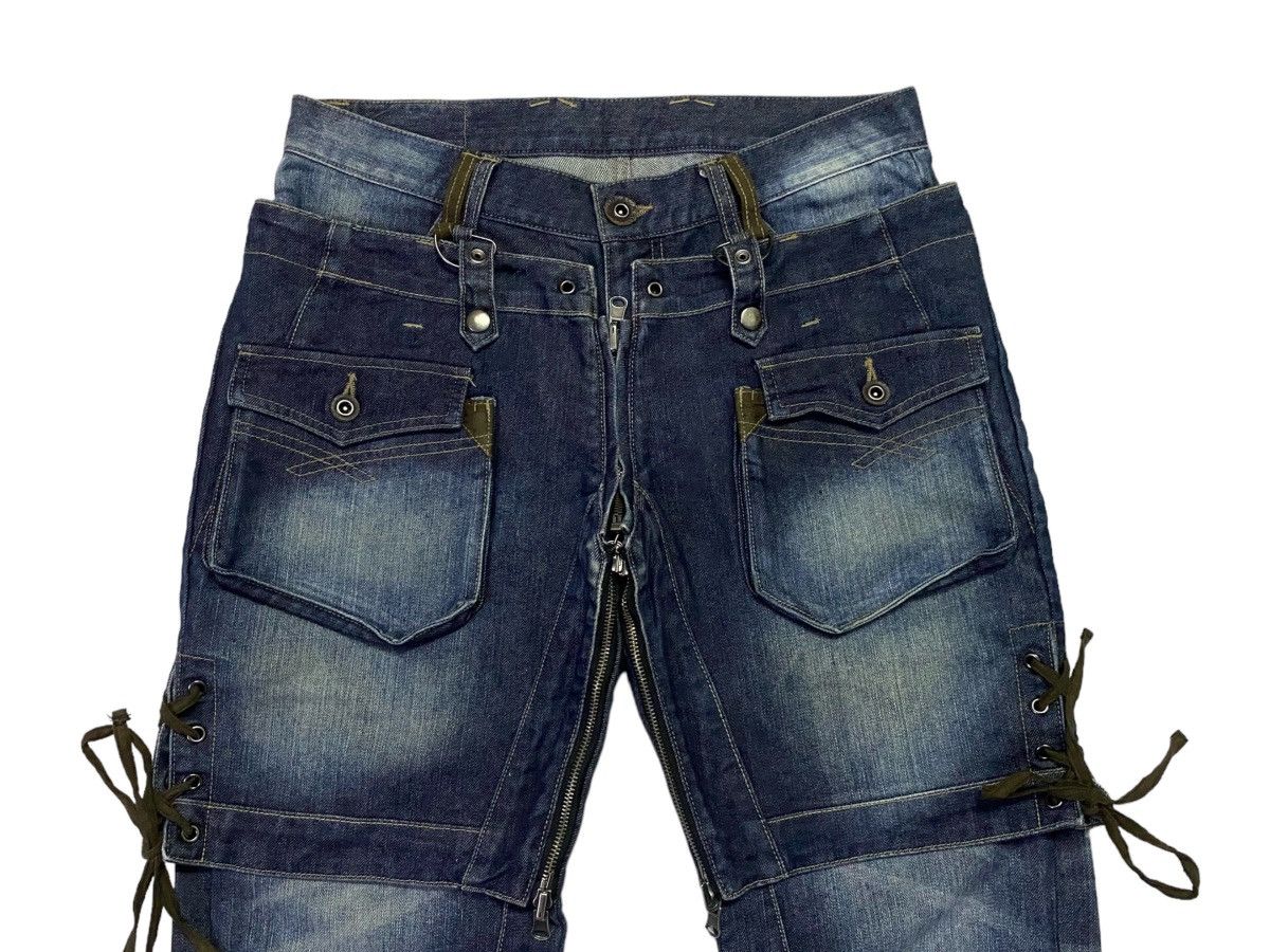 Japanese Brand × PPFM Hot‼️PPFM Double Thighs Can Be Turned Backwards Denim Size US 32 / EU 48 - 20 Thumbnail