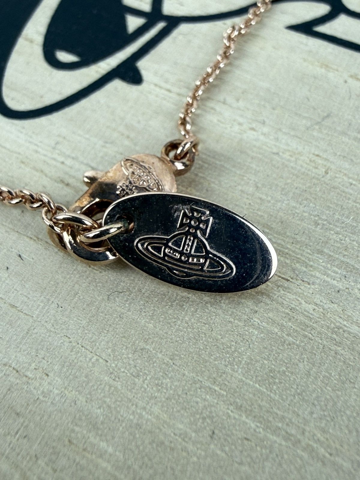 Vivienne Westwood Vivienne Westwood Petra Heart Purple Pendant Necklace Bronze Size ONE SIZE - 8 Thumbnail