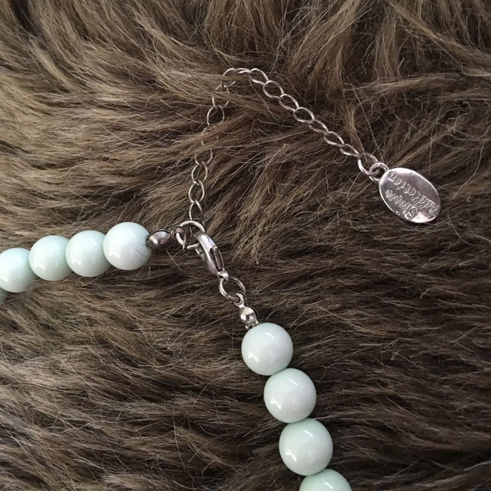 Jewelry Simple Addiction powder blue beaded necklace Size ONE SIZE - 7 Thumbnail