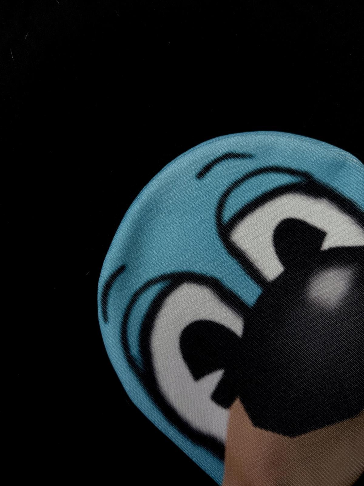 Japanese Brand Y2k Toontown Dogs Graphic No Cuff Knit Beanie Hat Blue OS Size ONE SIZE - 5 Thumbnail