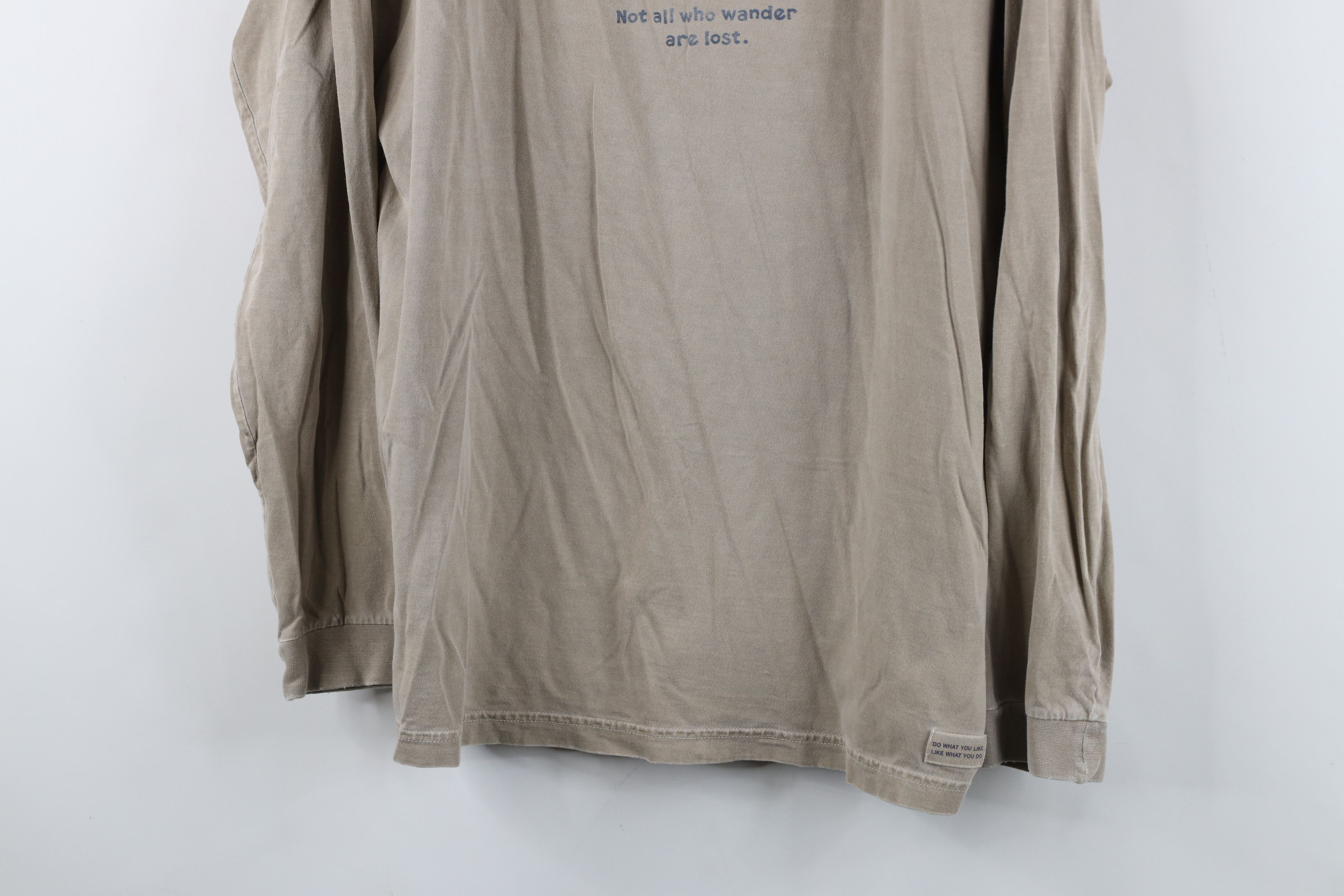 Life is Good Vintage Life Is Good Who Wander Are Lost Long Sleeve T-Shirt Size US L / EU 52-54 / 3 - 3 Thumbnail