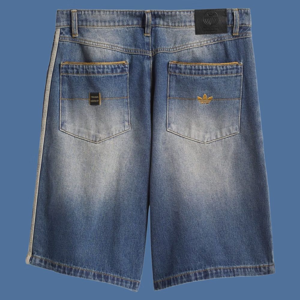 Adidas Adidas Tyshawn Washed Denim Shorts Mens Indigo Brand New Size US 32 / EU 48 - 1 Thumbnail