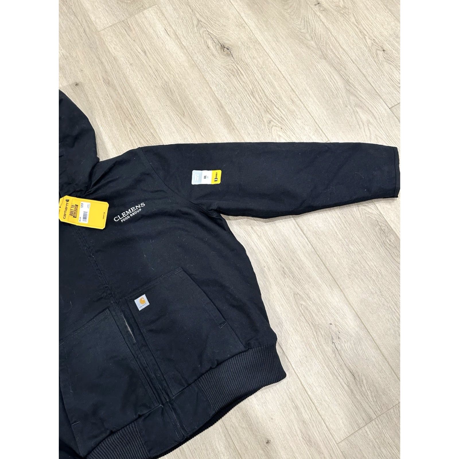 Carhartt NWT Carhartt J140-W Women’s 2XL Black Quilted Lined Hooded Jacket Size XXL / US 16-18 / IT 52-54 - 2 Thumbnail