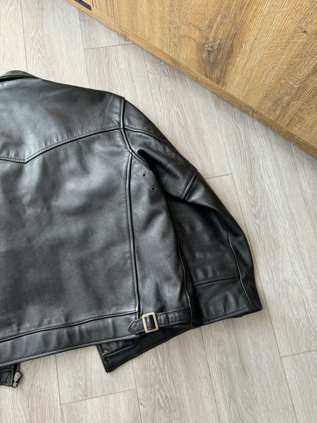 Levi's VINTAGE 90s LEVIS HEAVY LEATHER JACKET Size US M / EU 48-50 / 2 - 13 Thumbnail