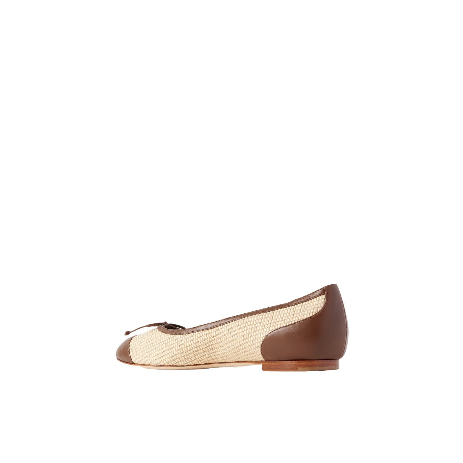 MANOLO BLAHNIK Capbal Brown Flats New & Authentic (Women's s