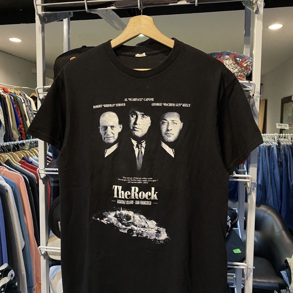 Vintage Alcatraz The Rock T-shirt Medium Size US M / EU 48-50 / 2 - 3 Thumbnail