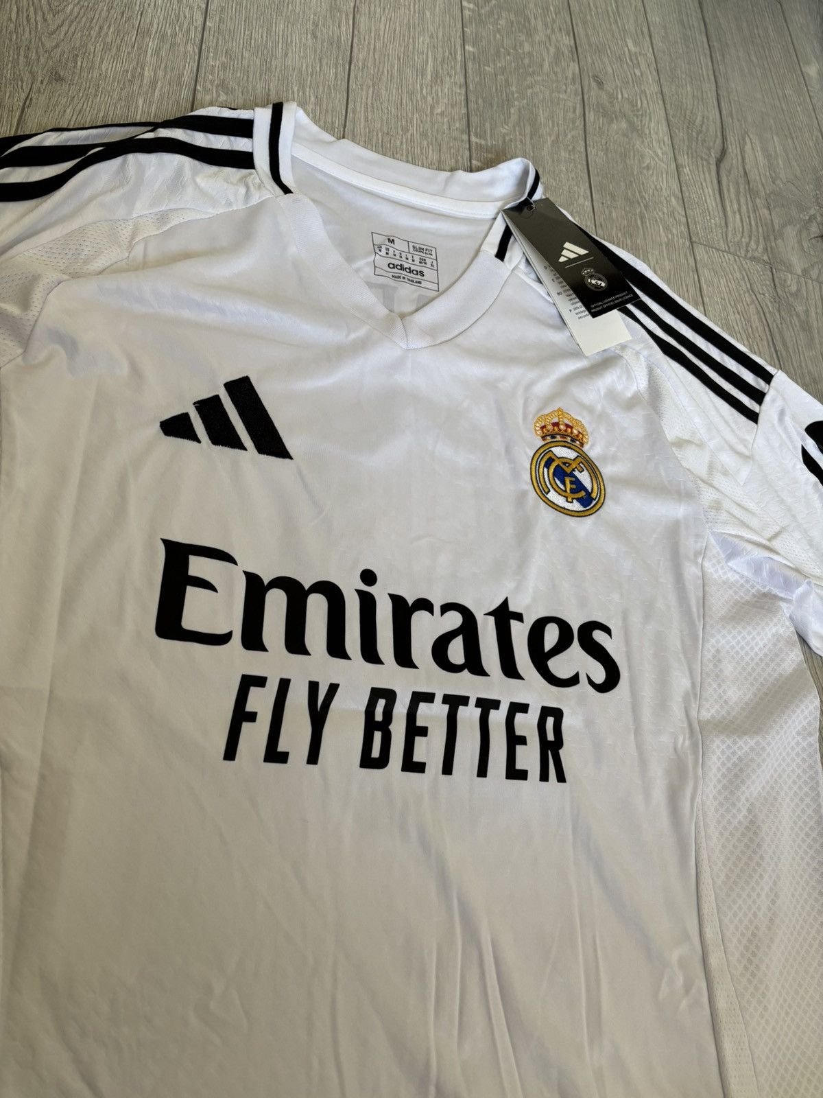 Nike 24/25 Adidas Real Madrid Home Kit Mbappe #9 Size US M / EU 48-50 / 2 - 3 Thumbnail