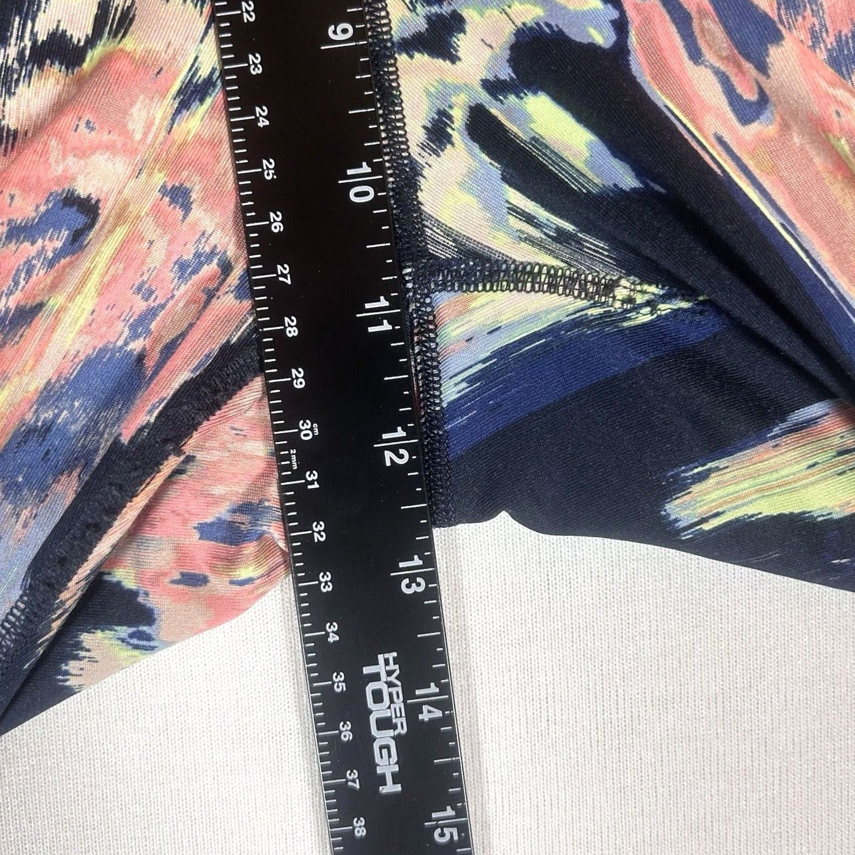 H&M H&M Sport Leggings Women L Ankle Yoga Gym Abstract Multicolor Fitness Stretch Run Training Size 36" / US 14 / IT 50 - 6 Thumbnail