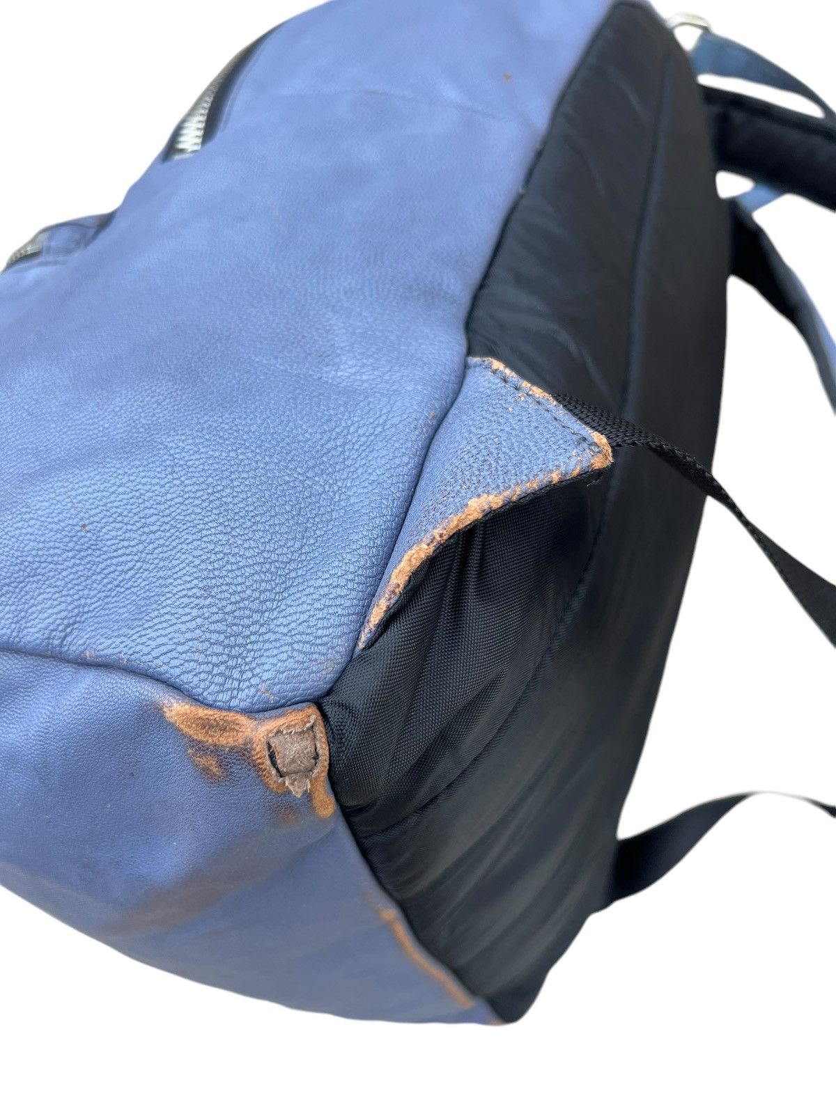 Leather And A Japan Distressed Patina Cowhide Leather Backpack Bag Size ONE SIZE - 11 Thumbnail