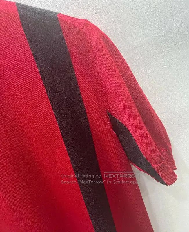 Louis Vuitton Louis Vuitton Red Silk Short Sleeve Dress . Size M / US 6-8 / IT 42-44 - 6 Thumbnail