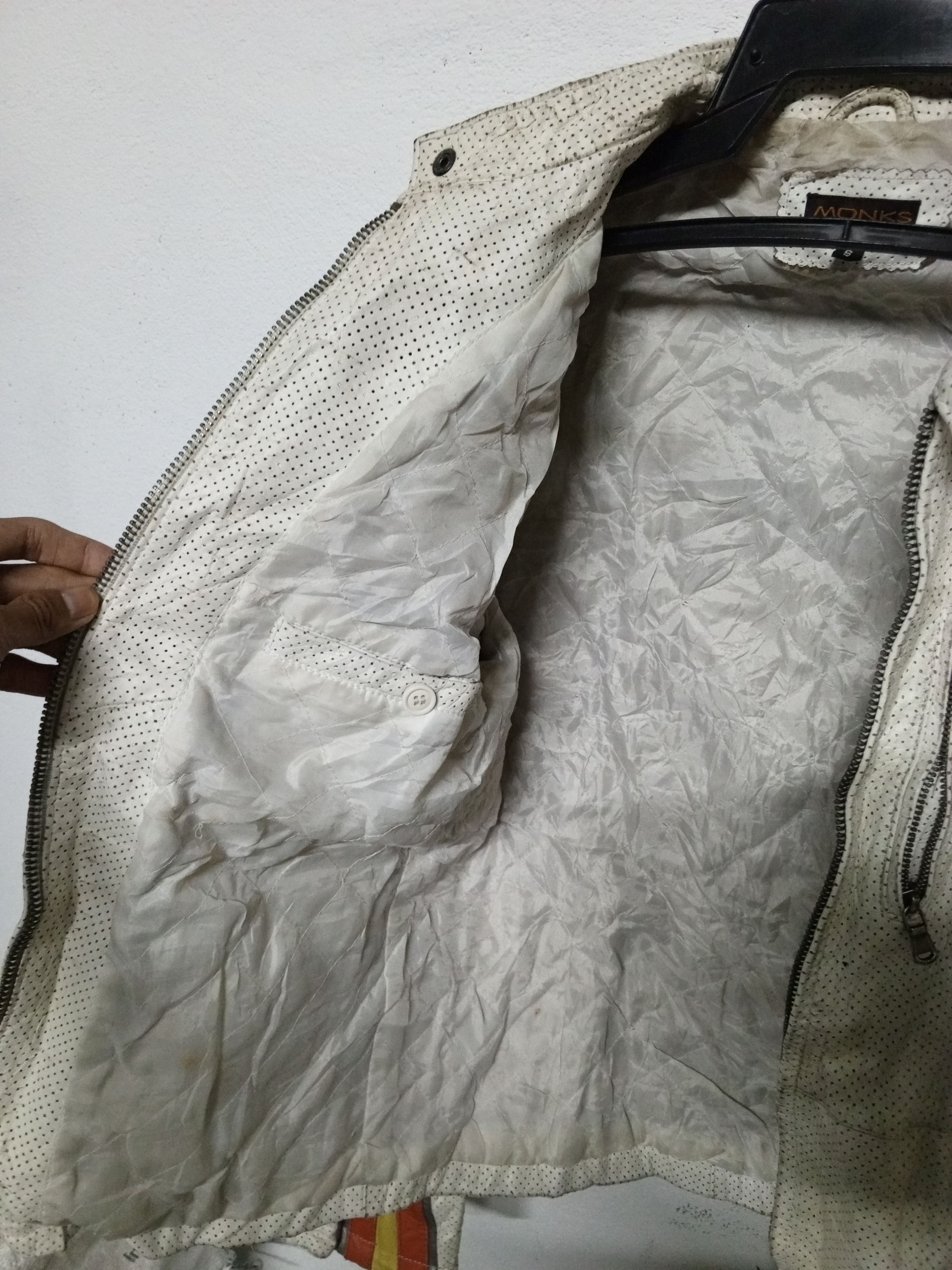 Other MONKS LEATHER JACKET NICE Size US M / EU 48-50 / 2 - 10 Thumbnail