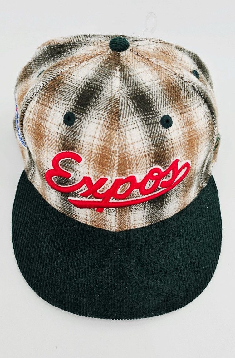 New Era New Era 59Fifty Montreal Expos Plaid Hat Size 7 5/8 new!! Size ONE SIZE - 4 Thumbnail