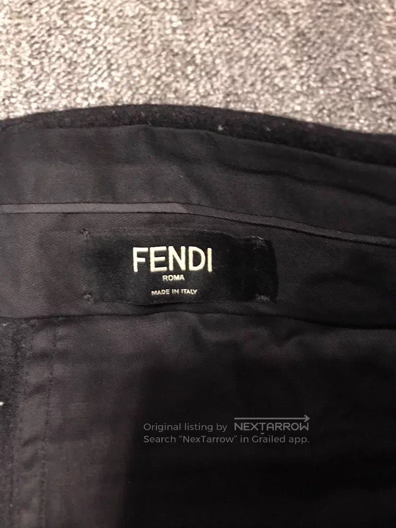 Fendi Fendi Casual Pants, Full Wool Material, Heavy Weight, Snow Size US 34 / EU 50 - 4 Thumbnail