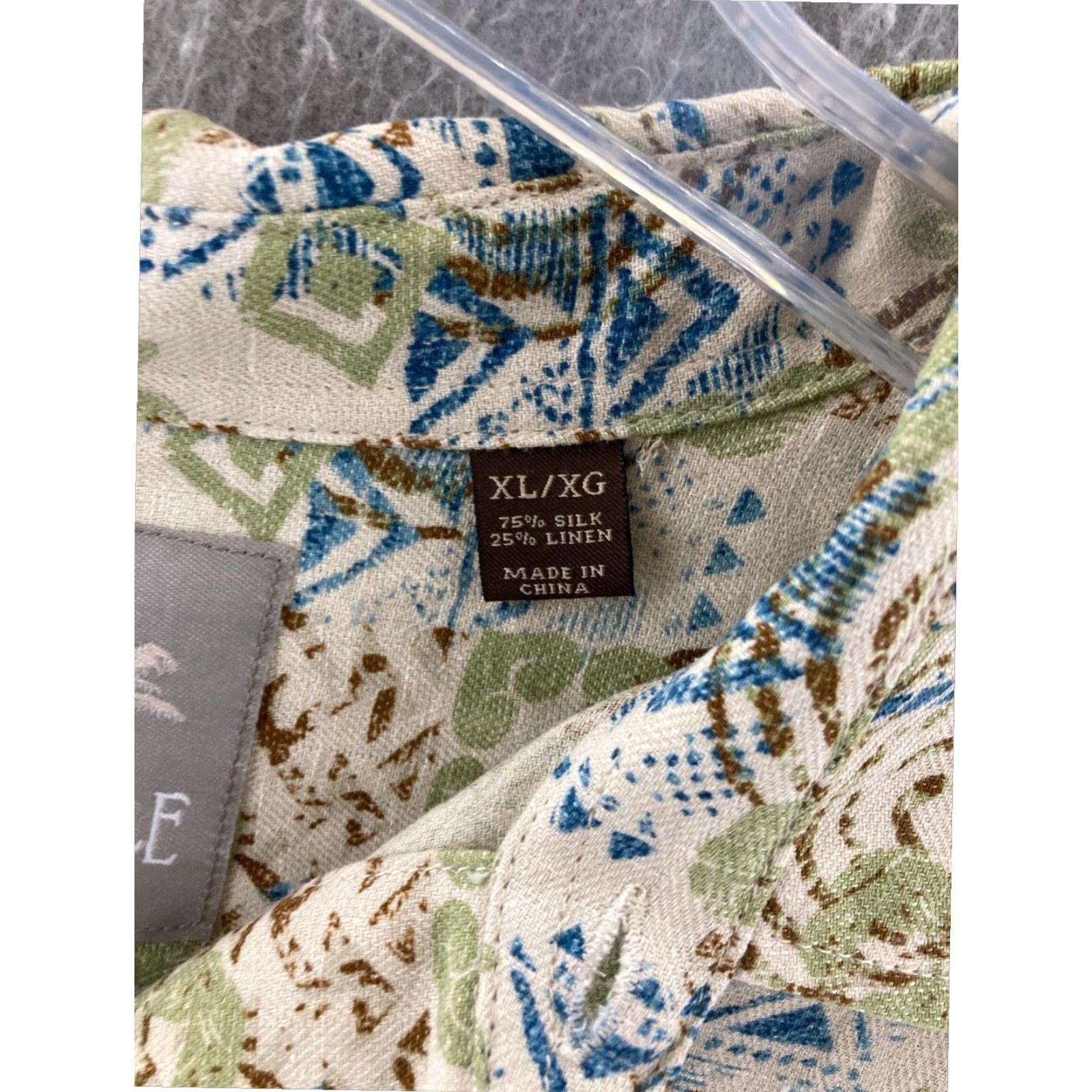 Vintage Margaritaville Mens Shirt Extra Large XL Silk Linen Blend New Size US XL / EU 56 / 4 - 6 Thumbnail
