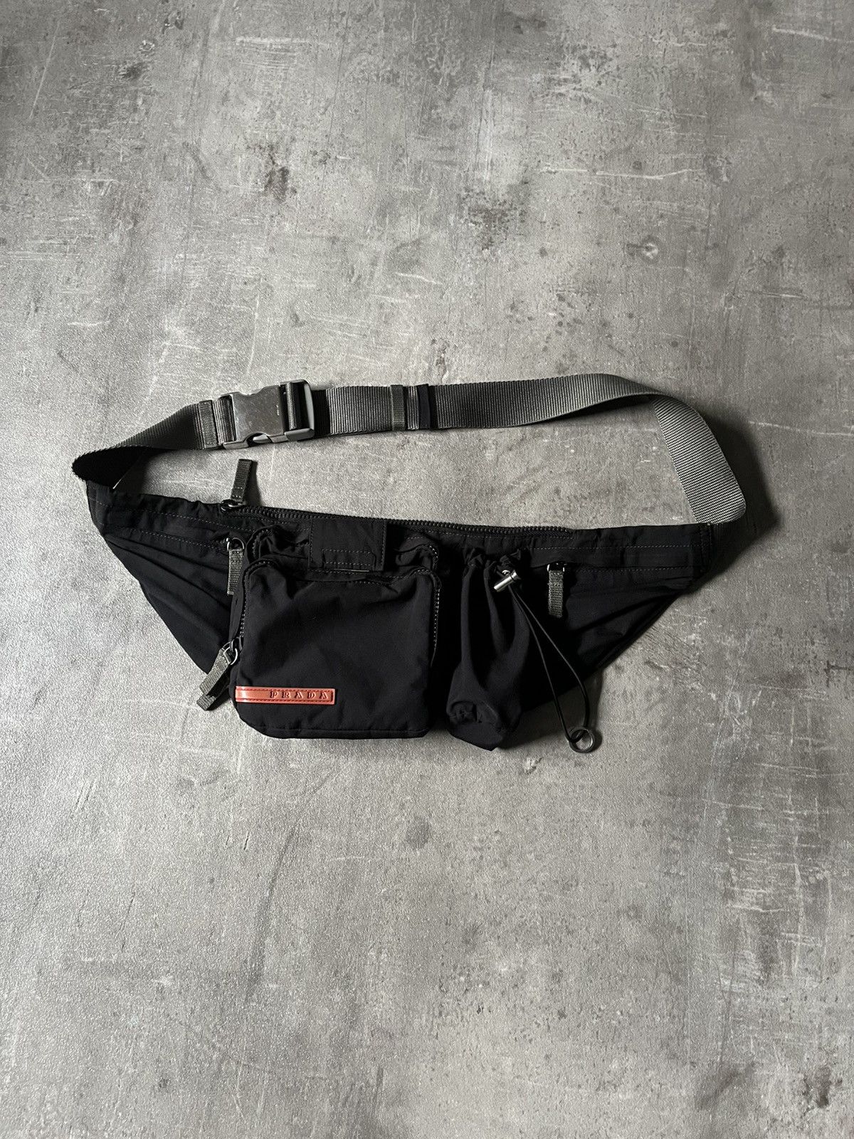 Prada Prada Art.4VA056 Black Utility Waist Bag | Grailed