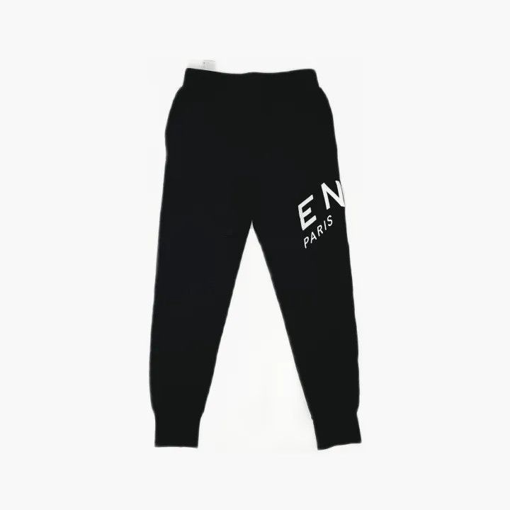 Givenchy Givenchy Givenchy Black Embroidered Joggers for Men -2507 Size US 26 / EU 42 - 2 Thumbnail
