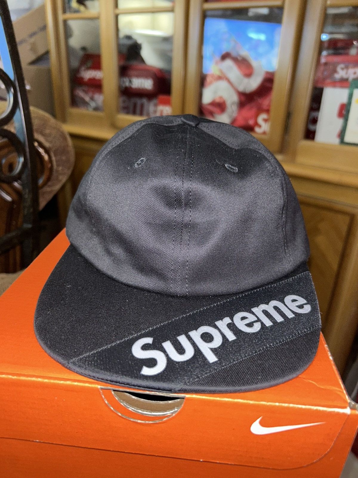 Supreme × True Religion BLACK Supreme True Religion Black 6-Panel