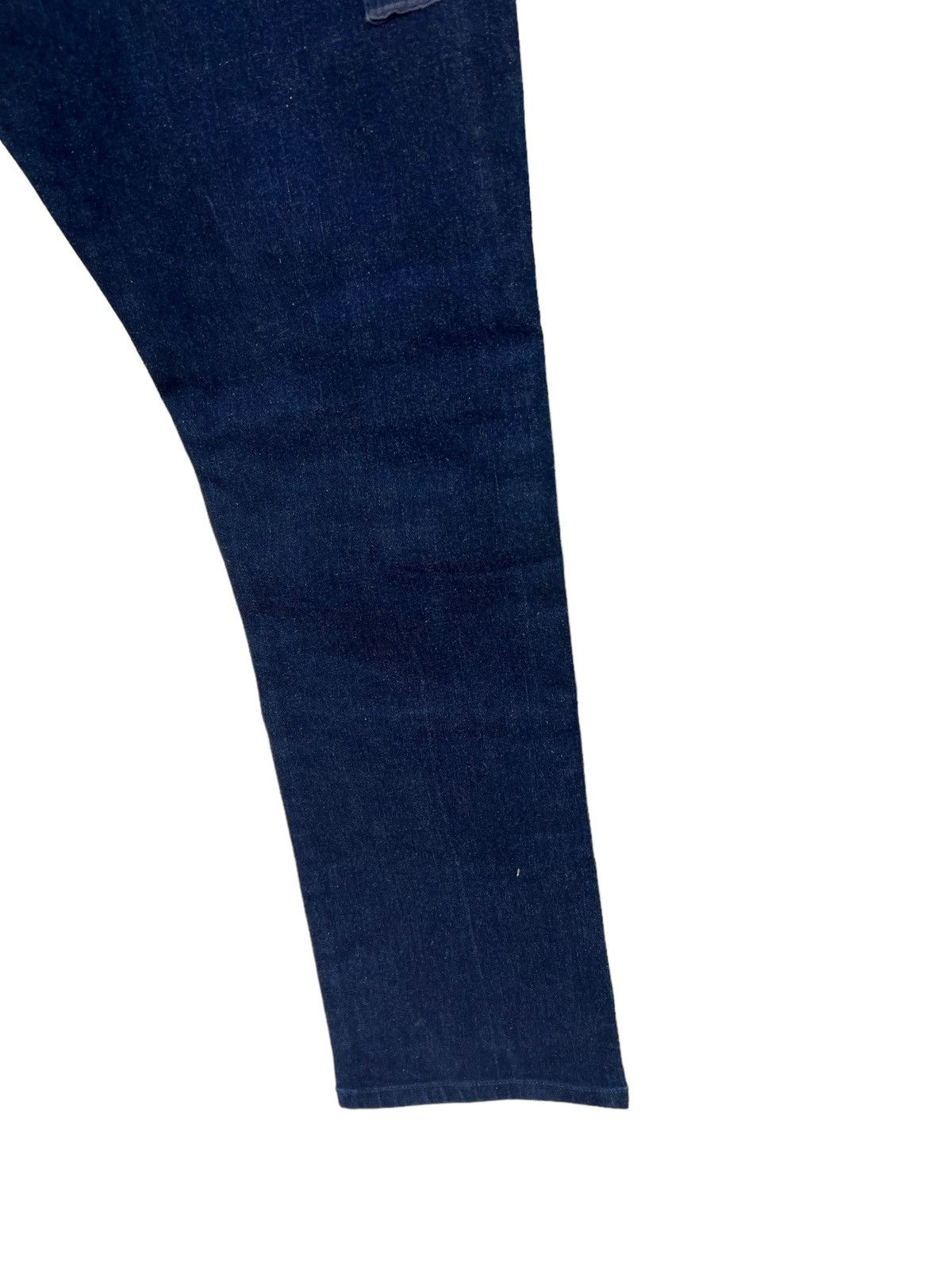 Indigo SPACELORZ Japan Boro Patchwork Indigo Blue Slim Denim Jeans Size US 32 / EU 48 - 17 Thumbnail