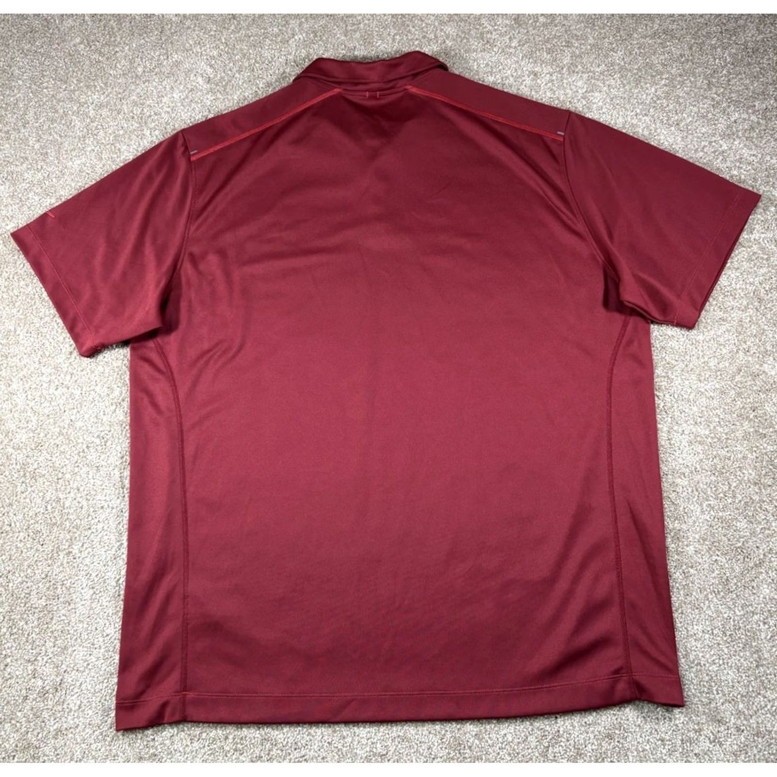 Nike Nike Golf Polo Shirt Men’s XXL Red Geometric Herringbone Dri-Fit Tour Performance Shirts Polo Shirts Shirt Mens Nike Golf Size US XXL / EU 58 / 5 - 5 Thumbnail