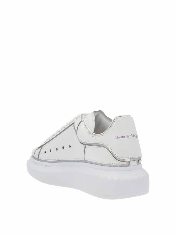 Alexander McQueen o1w1db10725 Oversized Sneaker in White Size US 8.5 / EU 41-42 - 2 Thumbnail