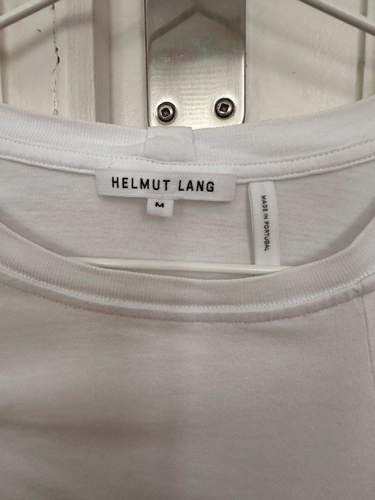 Helmut Lang Helmut Lang White Knotted T-Shirt Size M / US 6-8 / IT 42-44 - 3 Thumbnail