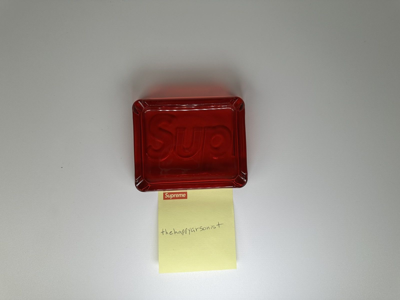 Supreme Supreme Debossed Glass Ash Tray SS20 Size ONE SIZE - 4 Thumbnail