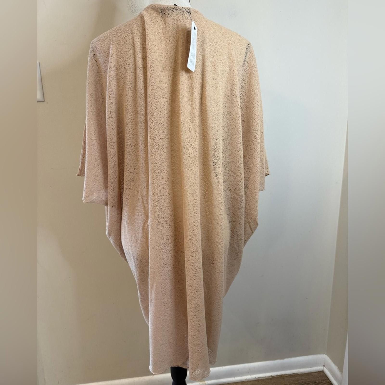 Other Colleen Lopez beige tan draped cross front into top SZ 2X/3X Size M / US 6-8 / IT 42-44 - 4 Thumbnail