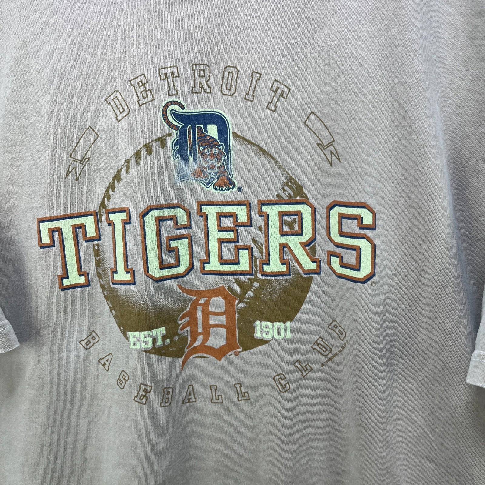 Other Vintage Detroit Tigers MLB Y2K T Shirt XL Size ONE SIZE - 3 Thumbnail